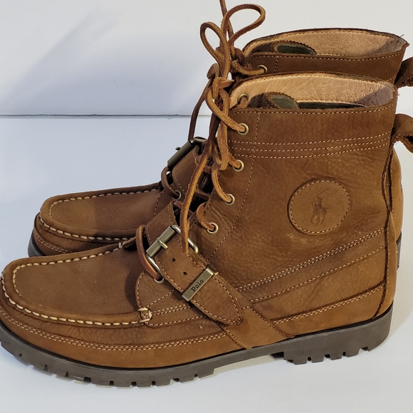 Ralph Lauren Mens Ranger Boot - Picture 3 of 7